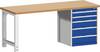 Bott 41003454.11V Pracovný stôl (š x v x h) 2000 x 840 x 750 mm