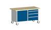 Bott 41002101.11V Mobilný pracovný stôl (š x v x h) 1500 x 840 x 750 mm