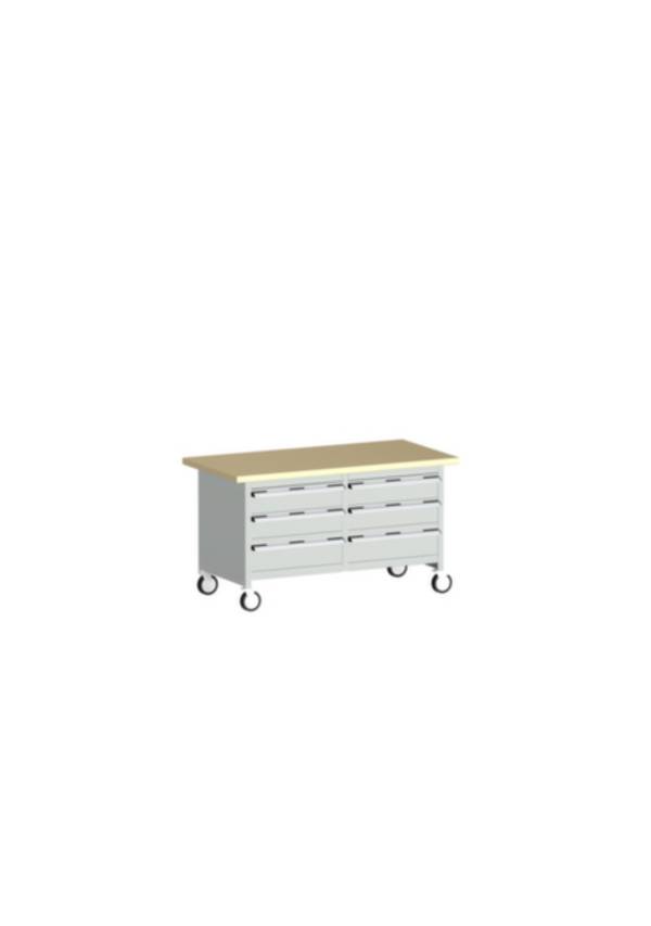 Bott 41002107.16V Mobilný pracovný stôl (š x v x h) 1500 x 840 x 750 mm