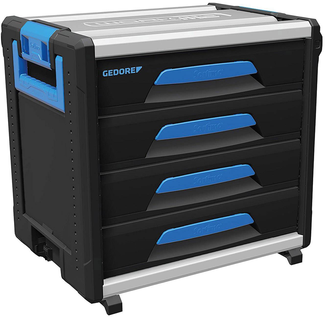 Gedore 2954311 1110 WM 24 Verktygslåda Blå, Svart
