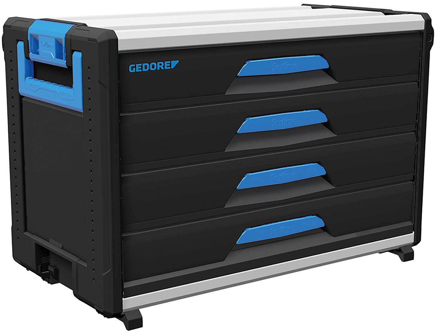 Gedore 2954346 1110 WM 34 Verktygslåda Plast Grå, Blå