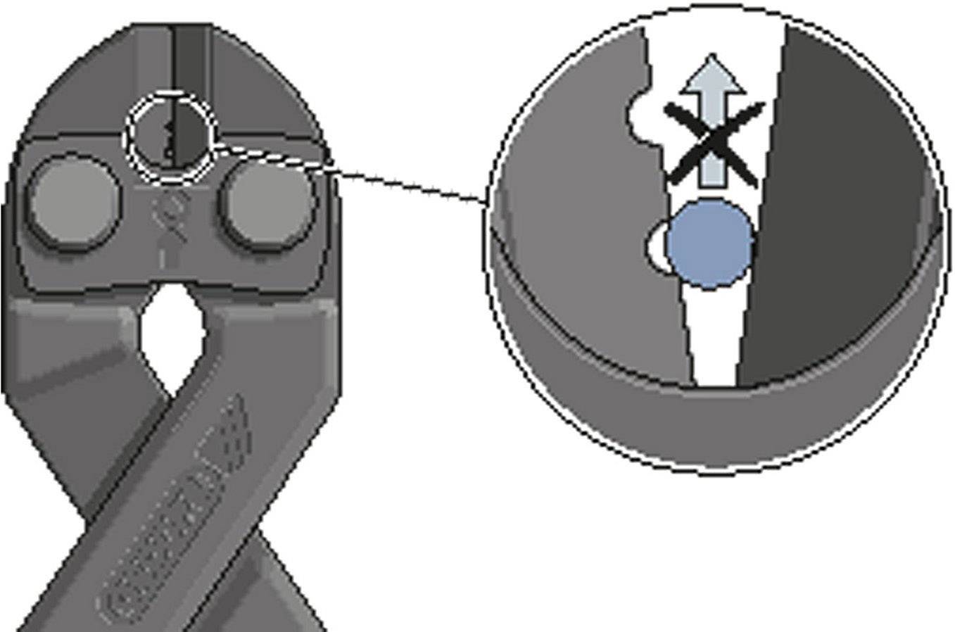 Gedore 8340-200 TL Tagliabulloni 200 mm 65 HRC