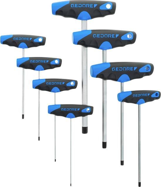 Gedore 2142 T-008 3037428 T-handtag-vinkelskruvdragare