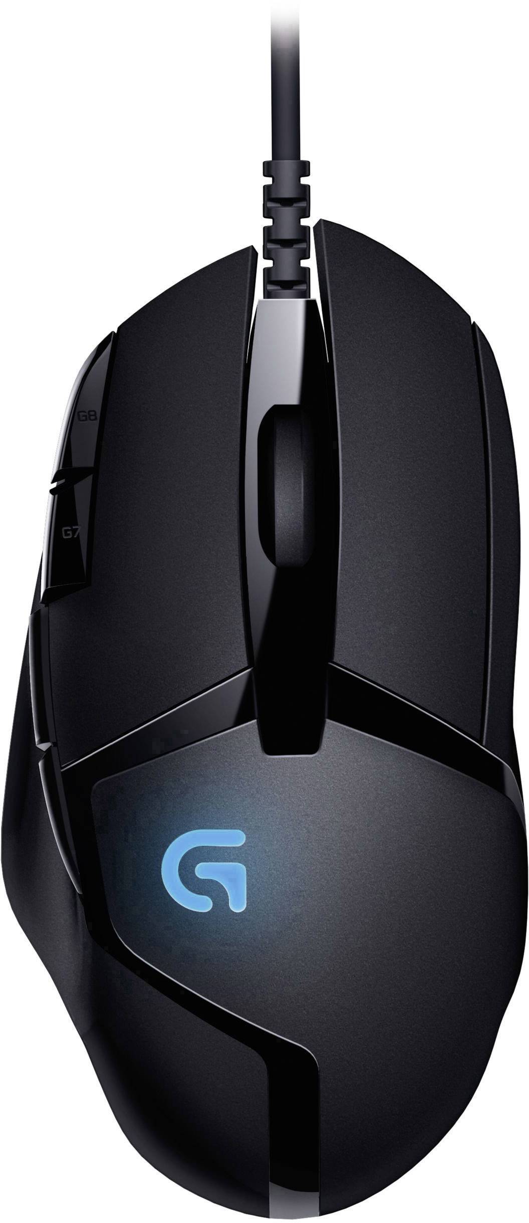 Logitech Hyperion Fury G402 Mouse da gioco USB Ottico Nero 8 Tasti 4000 dpi Illuminato