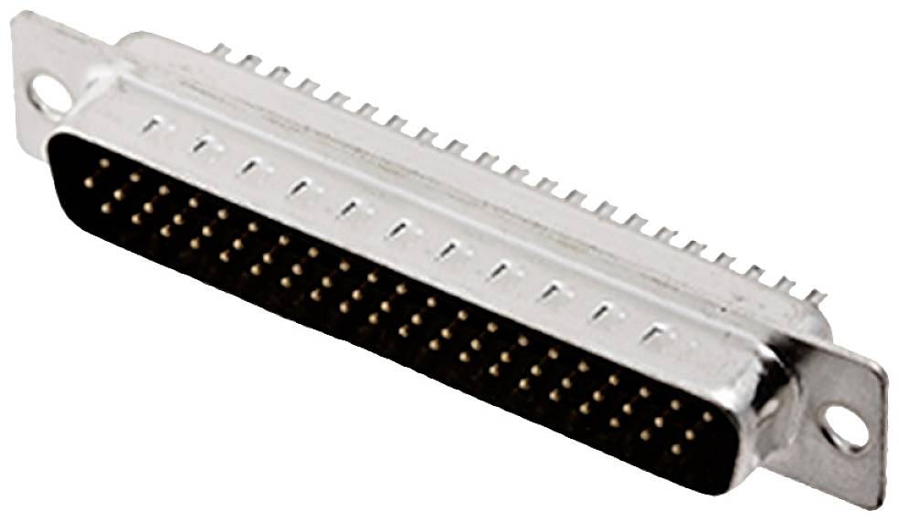 encitech HDS-78-M-T-B-S 2101-0300-05 D-SUB kolíková lišta 180 ° Pólov: 78 spájkovaný 1 ks Tray