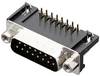 encitech DRB-15M-TBG-110 2103-2100-02 D-SUB kolíková lišta 90 ° Pólov: 15 spájkovacie piny 1 ks Tray