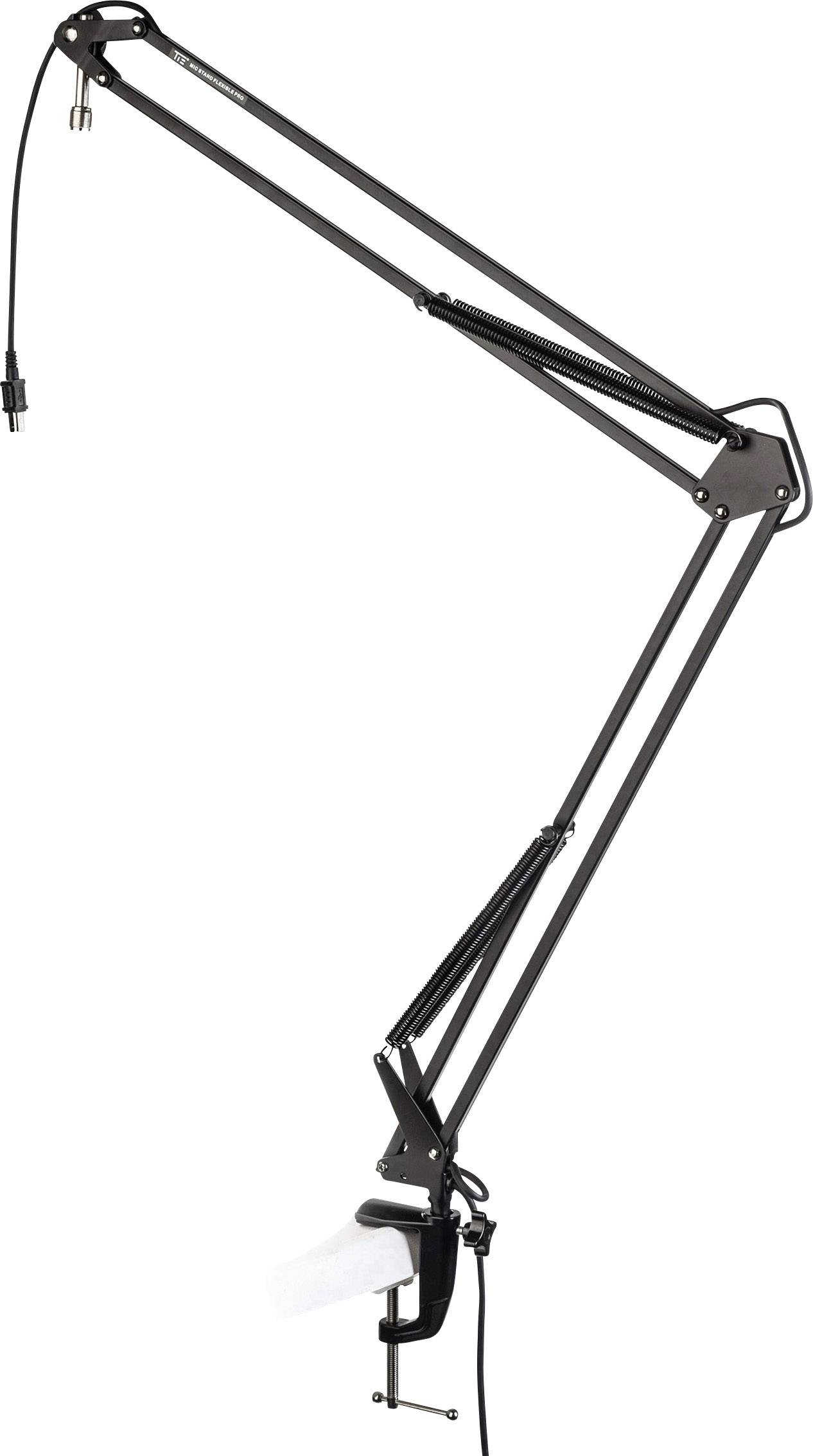 Tie Studio Flex Mic stand PRO Trépied de table pour microphone Filetage extérieur: 3/8, 5/8