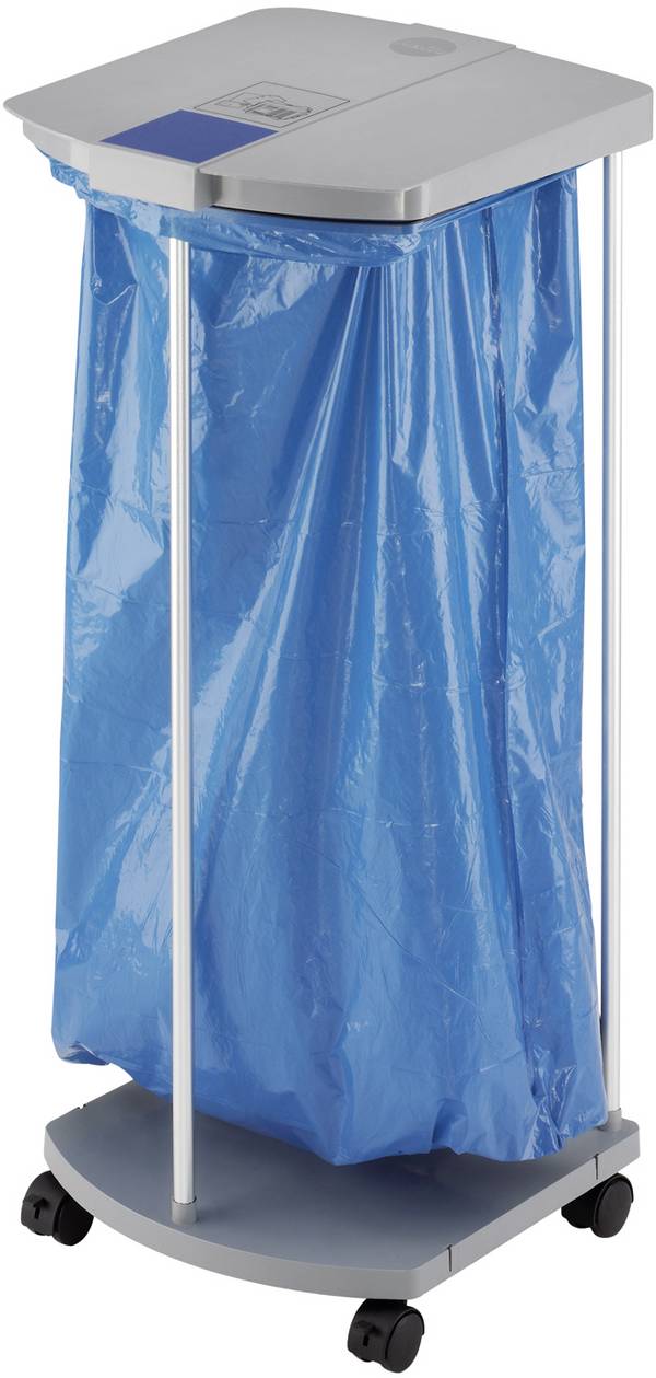 Hailo  0912-210 kôš na triedený odpad 120 l hliník (š x v x h) 43 x 97 x 450 cm sivá mobilný N/A 1 ks