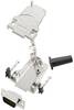 TRU COMPONENTS TCD45ZF09HDP15K 7708744 sada D-SUB kolíkové lišty 45 ° Pólov: 15 spájkovaný 1 ks