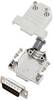 TRU COMPONENTS TCDTNT15MDBPK 7709604 sada D-SUB kolíkové lišty 180 ° Pólov: 15 spájkovaný 1 ks
