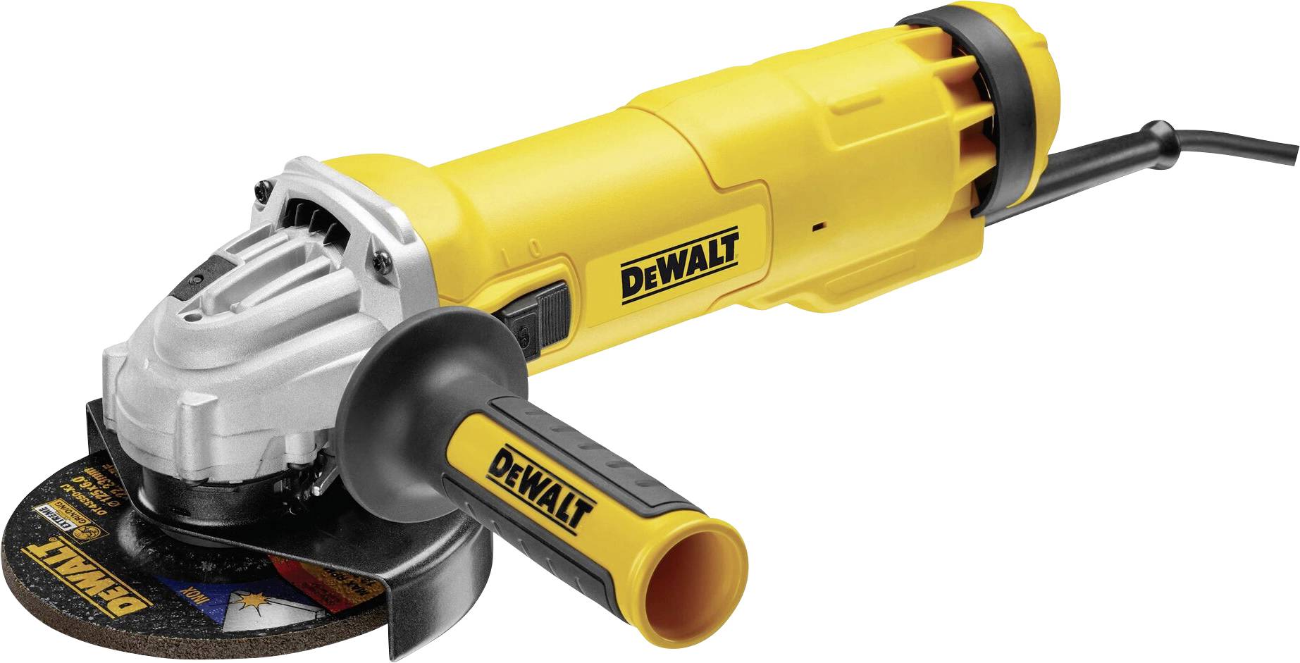 DEWALT DWE4217 DWE4217-QS Vinkelslip 125 mm inkl. Tillbehör 1200 W