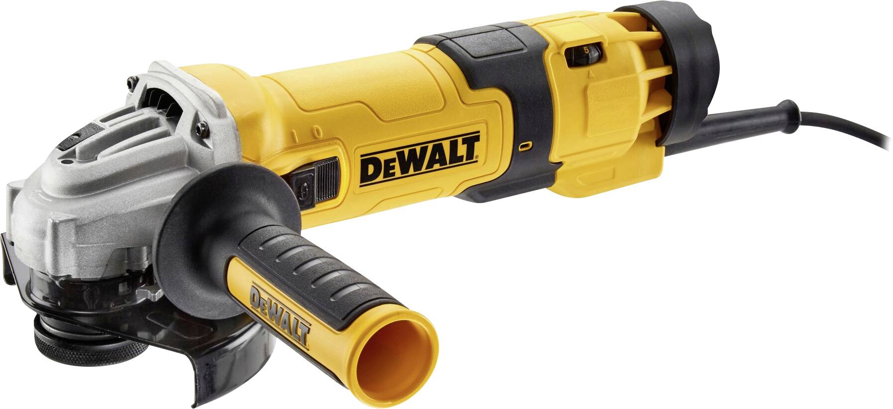 DEWALT DWE4257 DWE4257-QS Vinkelslip 125 mm inkl. Tillbehör 1500 W 230 V