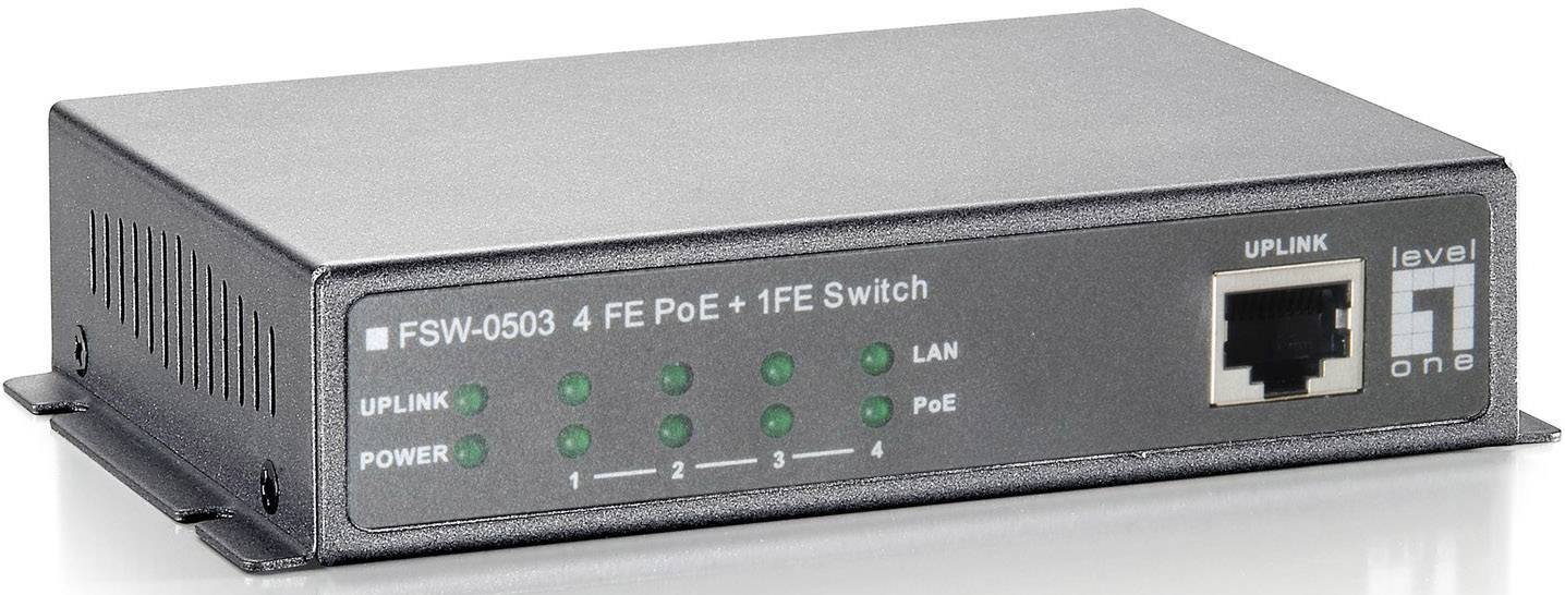 LevelOne FSW-0503-Z ohne Netzteil sieťový switch 10 / 100 MBit/s