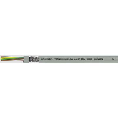 Nechránený, viacožilový kábel s nápisom 'HELUKABEL TRONIC-CY (Li-CY) 80°C 0,5 mm²'. Viditeľné CE označenie.