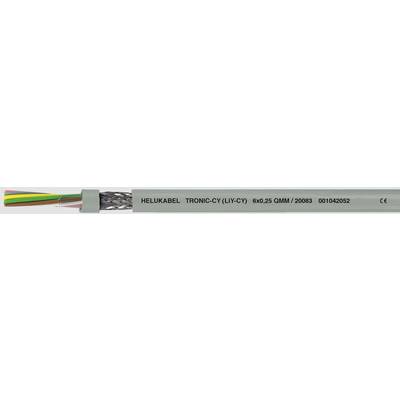 'Sivý kábel s nápisom: HELUKABEL TRONIC-CY (LI-CH), 00425 04M/2008, 600V 80°C.'
