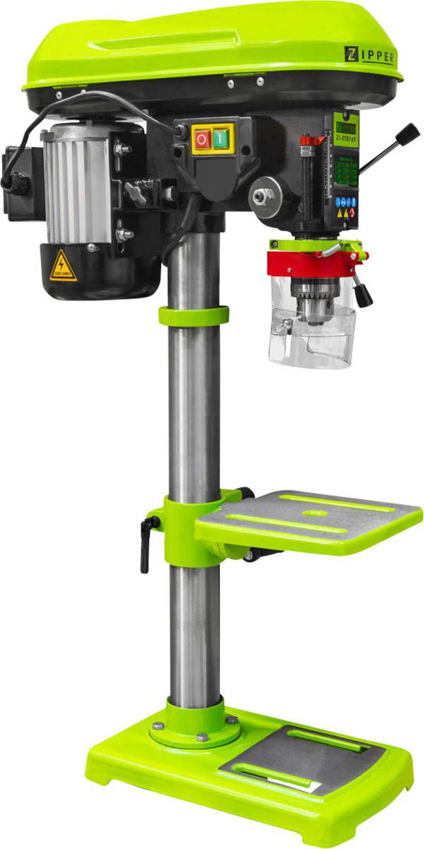 Zipper ZI-STB16T stojanová vŕtačka 630 W Celková výška 710 mm 230 V