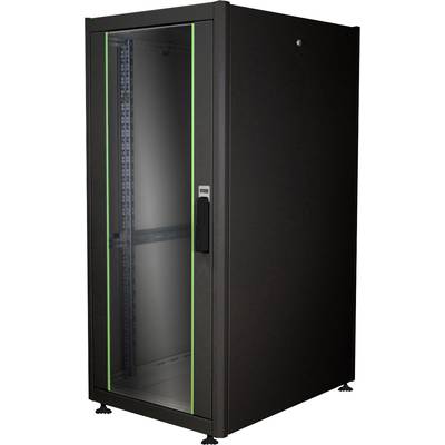 Digitus DN-19 26U-6/8-DB 19" skriňa pre sieťové rozvody (š x v x h) 600 x 1330 x 800 mm 26 U čierna, čierna (RAL 9005)