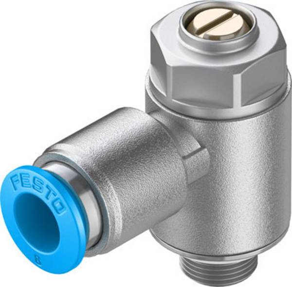 FESTO spätný ventil 537076 GRLA-1/8-QS-8-MF-D 1 ks