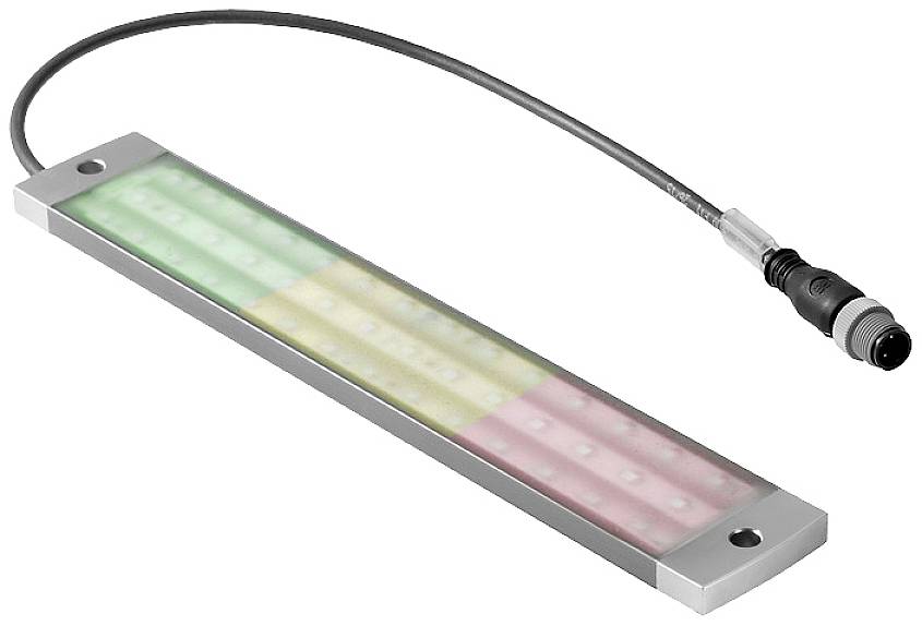 Weidmüller WIL-240-RYG-M12G-0.3-S Schakelkastlamp Groen, Rood, Geel 8.5 W 40 ° 24 V/DC (l x b x h) 40 x 240 x 8 mm 1 stuk(s) afbeelding