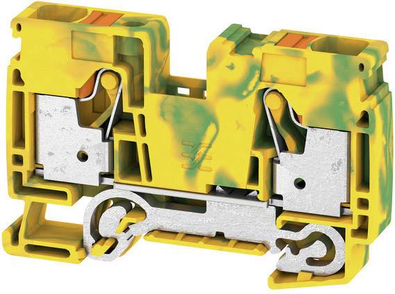 Weidmüller 2494010000 Morsetto per cavo di terra 12 mm morsetto Push-In Verde, Giallo 20 pz.