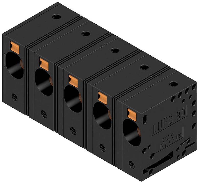 Weidmüller 2500590000 skrutkovacia svorka 16 mm² Pólov 5 čierna 20 ks