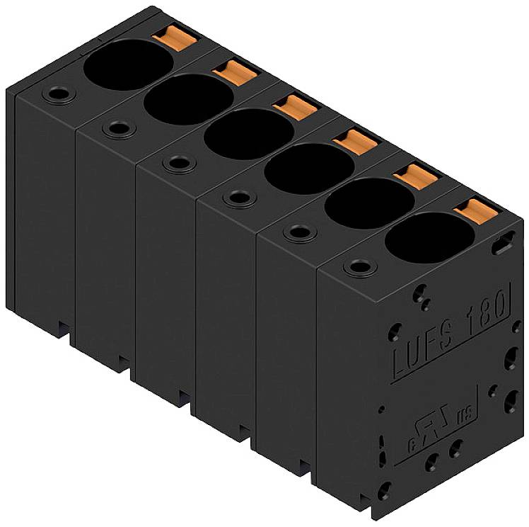 Weidmüller 2492150000 skrutkovacia svorka 16 mm² Pólov 6 čierna 20 ks