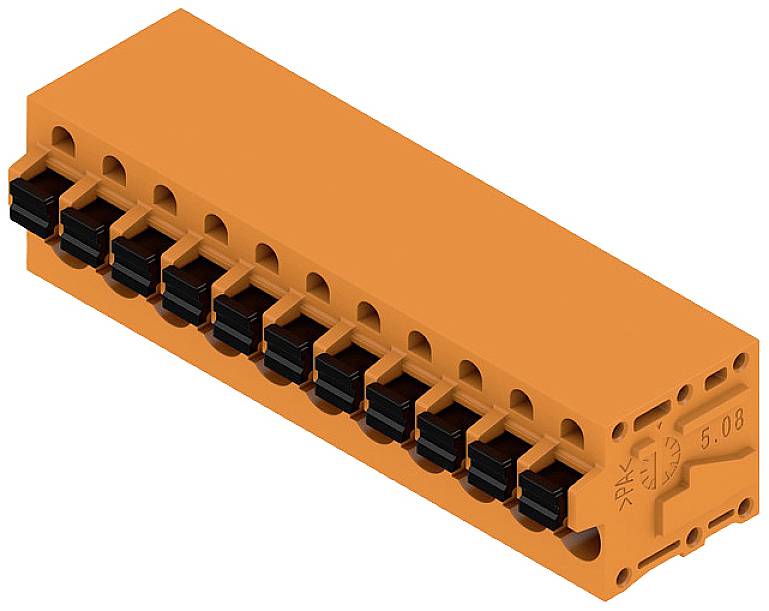 Weidmüller 1330810000 skrutkovacia svorka 2.5 mm² Pólov 11 oranžová 25 ks