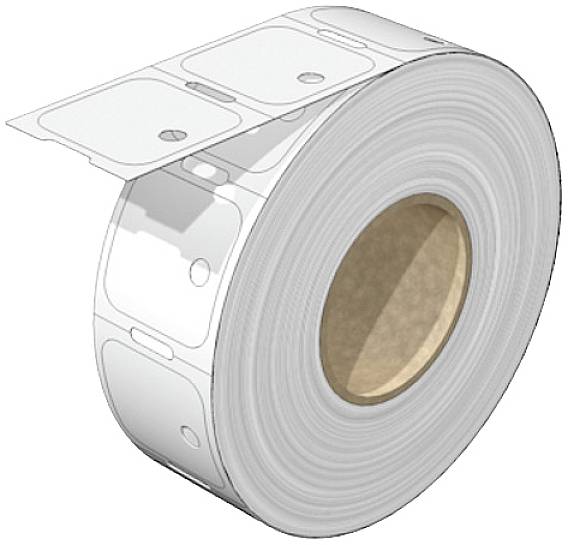 Weidmüller 2539410000 THM ET 28/28 WS Sistema per marcatura cavi Bianco Numero di marcatori: 1500 1500 pz.