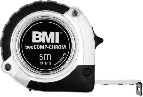 BMI chrom 475241221 zvinovací meter   2 m ocel