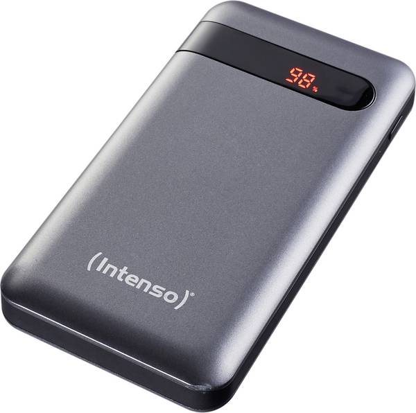 Intenso PD10000 powerbanka Li-Pol, 10000 mAh, Quick Charge 3.0, Power Delivery 3.0, čierna, Indikátor stavu