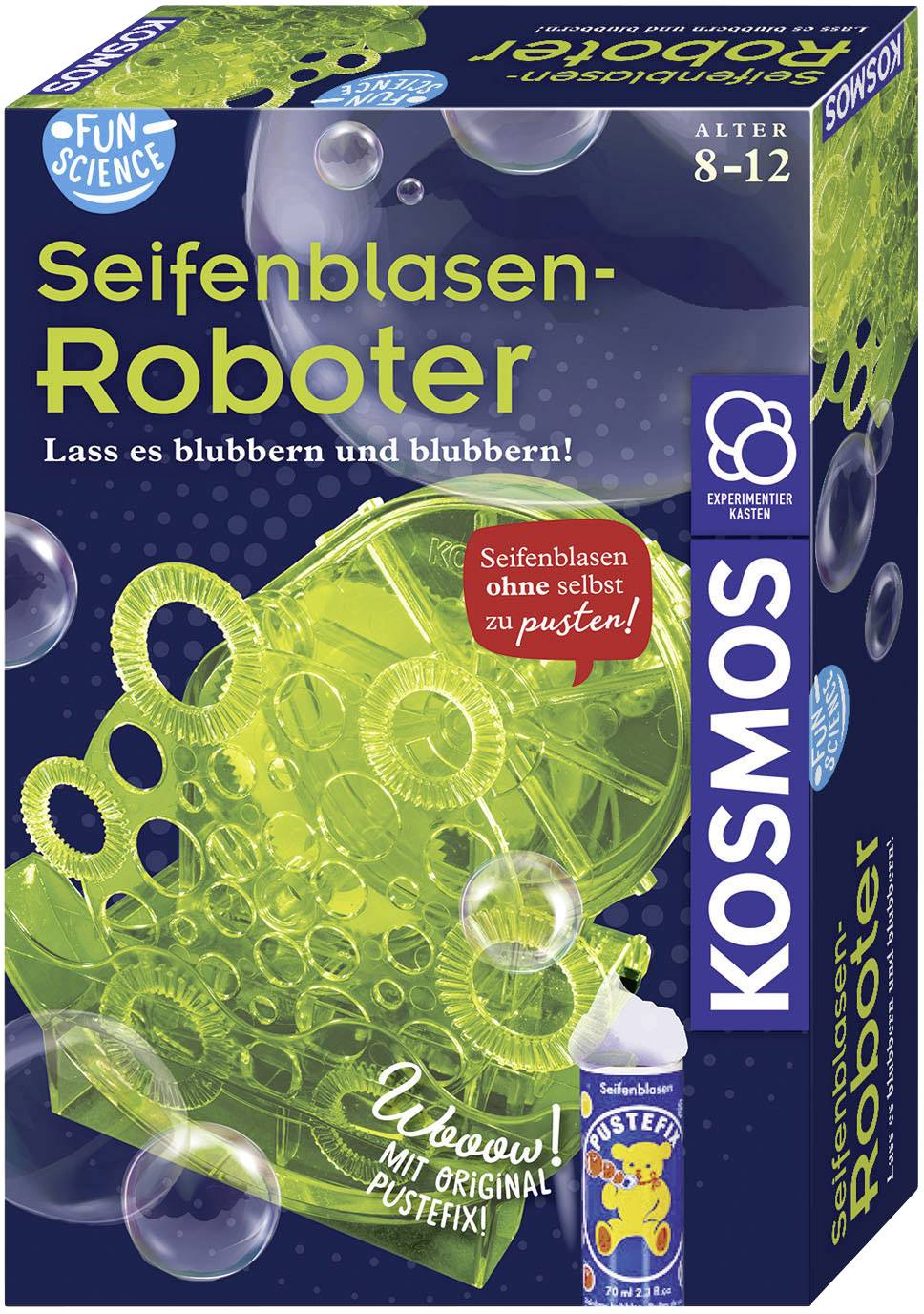 Kosmos 654122 FunScience Seifenblasen-Roboter experimentálna súprava od 8 rokov