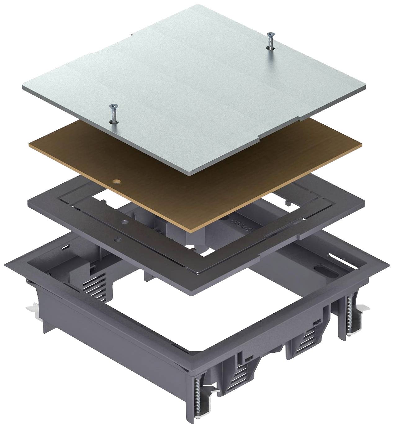 OBO Bettermann ZES4-2 U10T 7011 Aansluitdoosinzetstuk