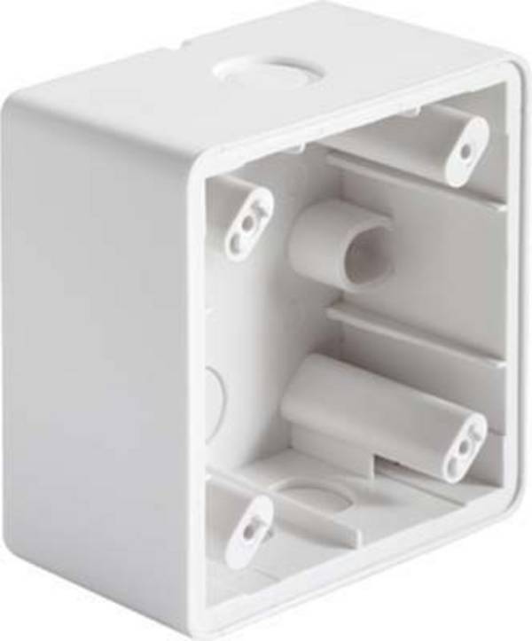 ESYLUX EM10055164 povrchová montáž krabice na omietku   biela IP20
