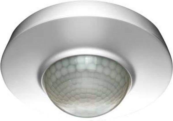 ESYLUX EM10425127 pod omietku stropný detektor prítomnosti osôb 360 °  biela IP20