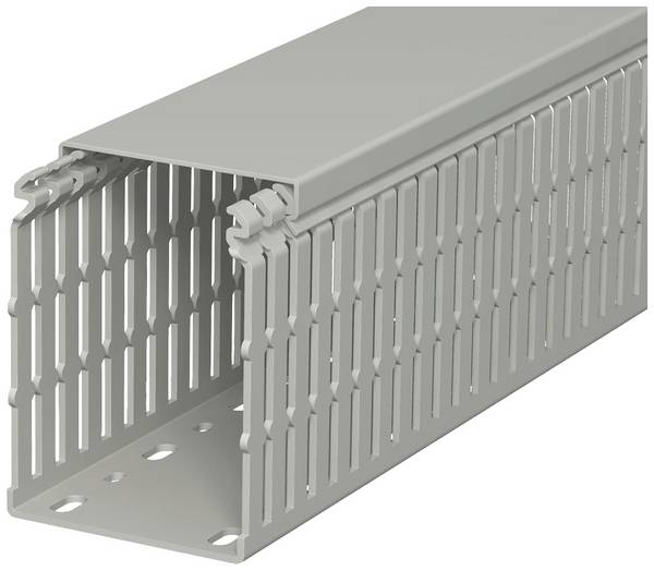 OBO Bettermann 6178439 káblový kanál  (d x š x v) 2000 x 75 x 100 mm 1 ks kamenná sivá
