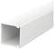 Biely plastový káblový kanál obdĺžnikového tvaru, otvorený na jednom konci. Používa sa na usporiadané vedenie káblov.