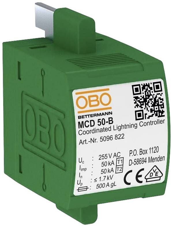 OBO Bettermann 5096822 MCD 50-B 0 zvodič prepätia   50 kA  1 ks