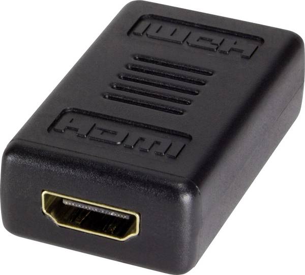 LogiLink AH0006 HDMI adaptér [1x HDMI zásuvka - 1x HDMI zásuvka] čierna  0 mm