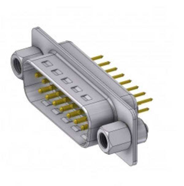 Deltron Connectors  DTS15PY/2M85UNB5 D-SUB zástrčka 180 ° Pólov: 15 spájkovaný konektor, piny 1 ks
