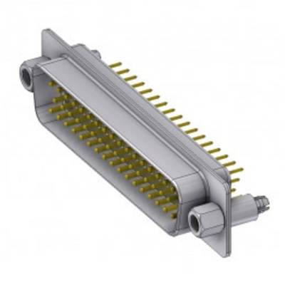 Deltron Connectors DTS50PY/2M86UNB5 D-SUB zástrčka 180 ° Pólov: 50 spájkovaný konektor, piny 1 ks