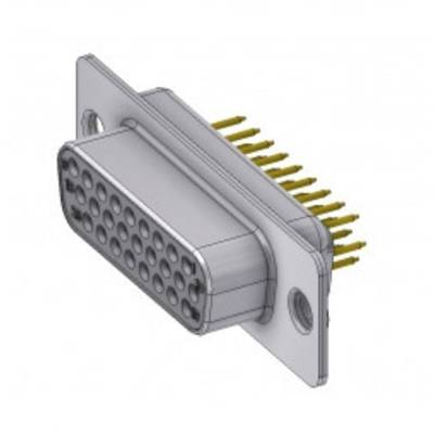 Deltron Connectors HD-D26 SY/2 D-SUB zásuvka 180 ° Pólov: 26 spájkovaný konektor, piny 1 ks