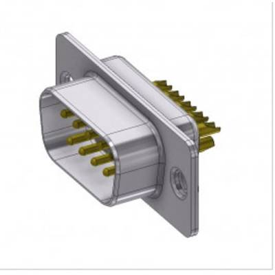 Deltron Connectors DT 09 PZ/2 D-SUB zástrčka 180 ° Pólov: 9 spájkovaný 1 ks