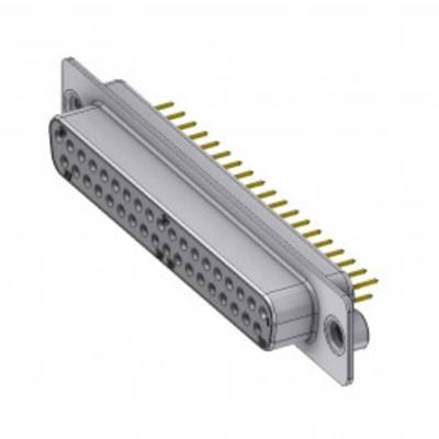 Deltron Connectors DTS37 SY/2 M85UN D-SUB zásuvka 180 ° Pólov: 37 spájkovaný konektor, piny 1 ks