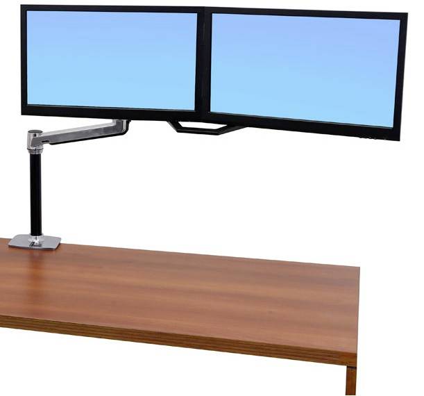 Ergotron 45-358-026 / LX Steh-Sitz-Tischmontage-L stolový držiak monitoru 116,8 cm (46")-4