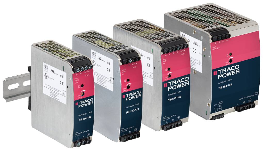 TracoPower TIB 480-148 Alimentatore per guida DIN +48.0 V/DC 10000 mA 480 W Num. uscite:1 x Contenuto 1 pz.
