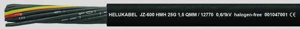 HELU JZ-600 HMH 12778-500 riadiaci kábel 7 G 2.5 mm², 500 m, čierna