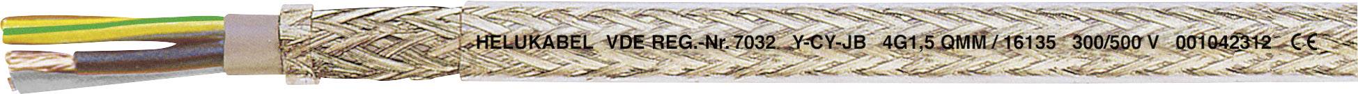 HELU Y-CY-JB 16128-1000 riadiaci kábel 5 G 0.75 mm², 1000 m, priehľadná