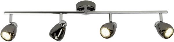 Brilliant Milano G21732/76 stropná lampa LED  GU10  12 W chróm, čierna