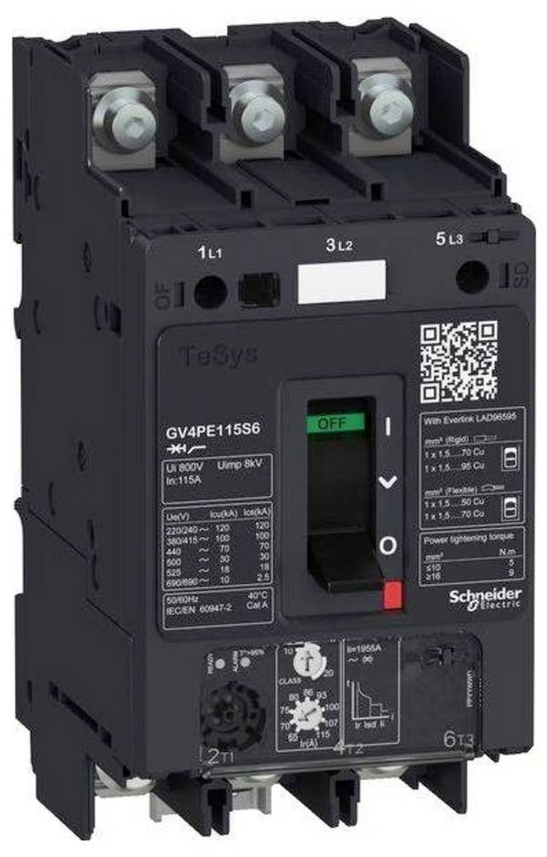 Schneider Electric GV4PE07N6 ochranný spínač motora 1 ks