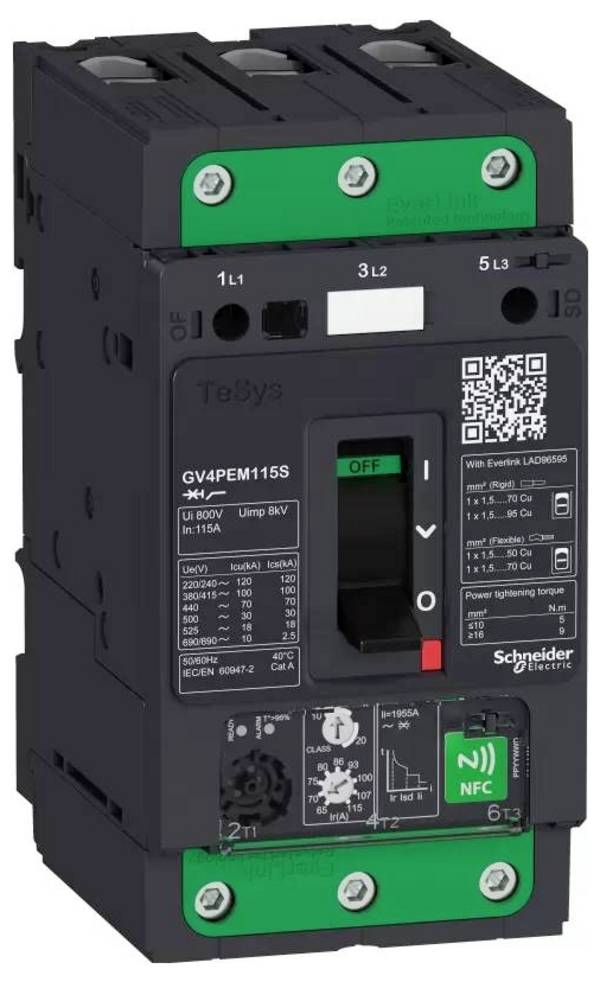Schneider Electric GV4PEM115S ochranný spínač motora 1 ks